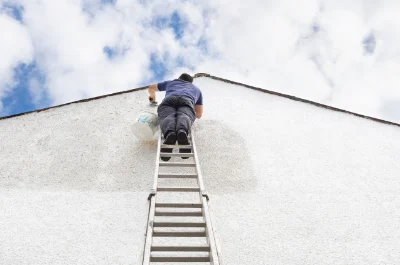 Peinture extérieure à l'Hermenault — façades et ravalement